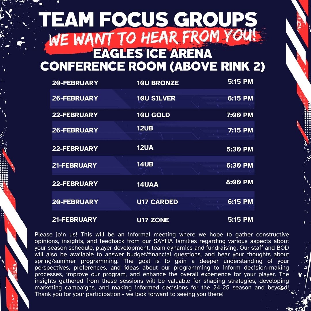 Rep Division Focus Group Schedule v3